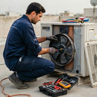مزایای تعمیر فن کولر گازی توسط شرکت تعمیر کول